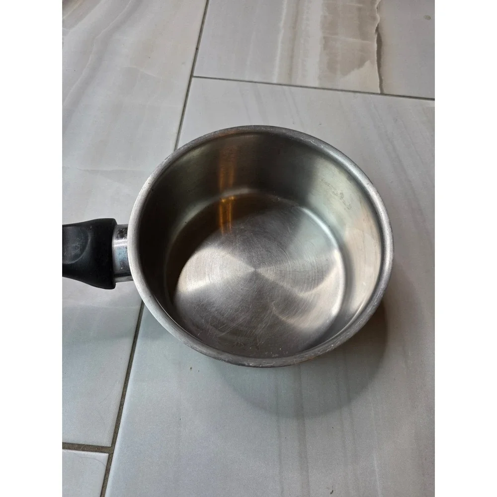 Bialetti Stainless Steel Saucepan 5.5 Inch Italian Design Professional A2‎